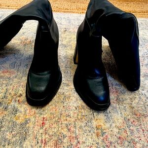 Steve Madden Tall Knee High Boots Black  Sz 8